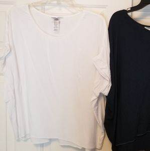 HARD TAIL white Scoop Boxy Tee